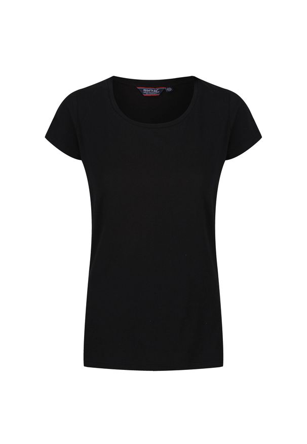 Regatta - T-shirt Damski Carlie. Kolor: czarny