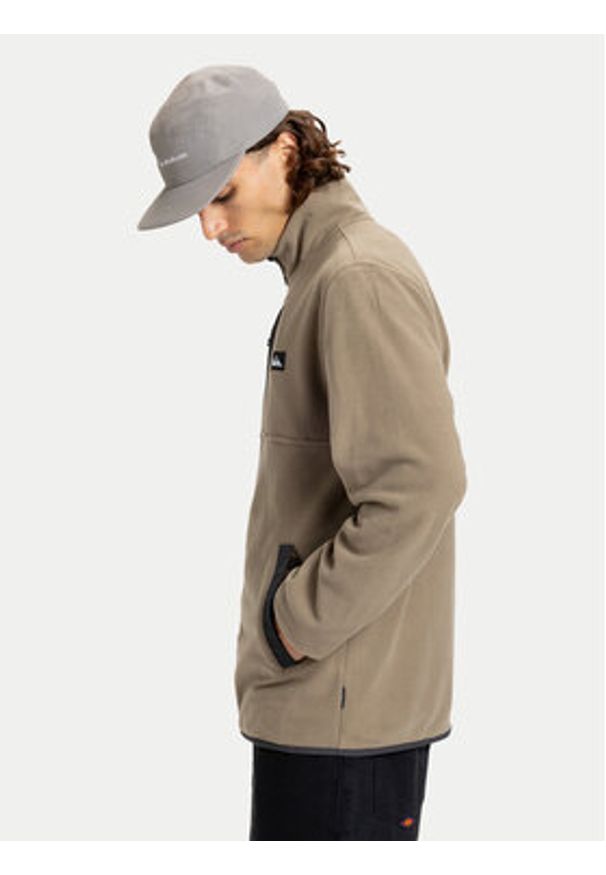 Quiksilver Polar No Destination Fz EQYPF03071 Beżowy. Kolor: beżowy. Materiał: polar