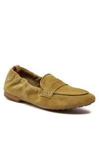 TOMMY HILFIGER - Tommy Hilfiger Lordsy Th Suede Moccasin FW0FW07714 Khaki. Kolor: brązowy #4