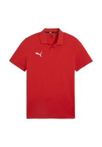 Koszulka męska Puma Team Goal Casuals Polo. Typ kołnierza: polo. Kolor: czerwony. Sport: piłka nożna
