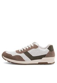 Rieker Sneakersy 15109-80 Biały. Kolor: biały. Materiał: skóra