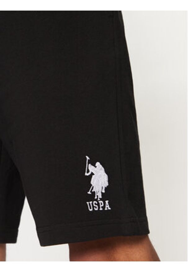 U.S. Polo Assn. Szorty sportowe MUP3355 Czarny Regular Fit. Kolor: czarny. Materiał: bawełna. Styl: sportowy