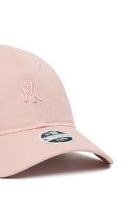 New Era Czapka z daszkiem New York Yankees MLB Mini Washed 9TWENTY 60667469 Różowy. Kolor: różowy. Materiał: bawełna, materiał #3