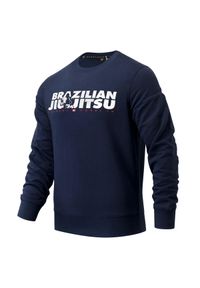 EXTREME HOBBY - Bluza męska Extreme Hobby BOLD BJJ. Kolor: niebieski. Materiał: bawełna #1