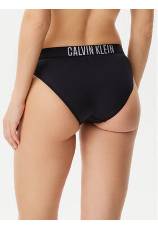 Calvin Klein Swimwear Dół od bikini KW0KW02856 Czarny. Kolor: czarny. Materiał: syntetyk