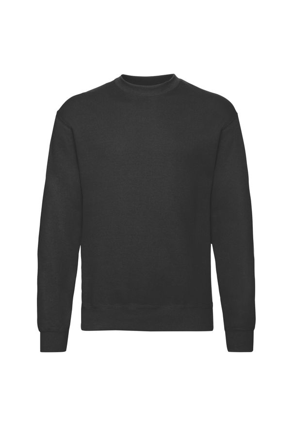 FRUIT OF THE LOOM - Klasyczna Bluza Rozpinana Unisex Dla Dorosłych. Kolor: czarny