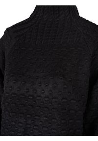 Silvian Heach Sukienka | PGA22113VE | Kobieta | Czarny. Okazja: na co dzień. Typ kołnierza: golf. Kolor: czarny. Materiał: nylon, akryl. Wzór: aplikacja. Typ sukienki: proste. Styl: casual. Długość: mini #7