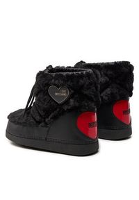 Love Moschino - LOVE MOSCHINO Śniegowce JA24232G0HJW0000 Czarny. Kolor: czarny. Materiał: materiał #5