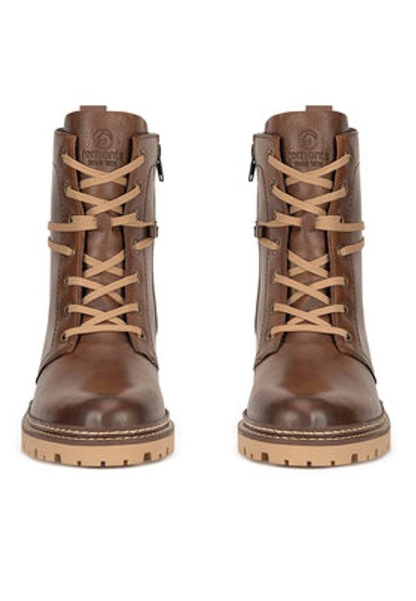 Remonte Trzewiki D0B75-23 Brązowy. Kolor: brązowy. Materiał: skóra