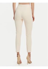 Elisabetta Franchi Spodnie materiałowe PA-077-51E2-V320 Écru Regular Fit. Materiał: syntetyk #4