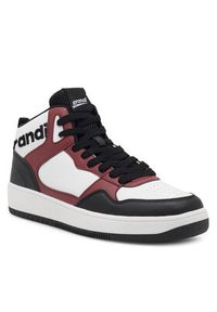 Sprandi Sneakersy HEAT MID MPRS-2022M03108-2 Bordowy. Kolor: czerwony. Materiał: syntetyk