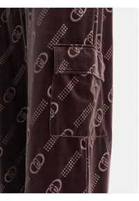 Liu Jo Sport Spodnie dresowe TF5111 J4955 Brązowy Relaxed Fit. Kolor: brązowy. Materiał: syntetyk #5