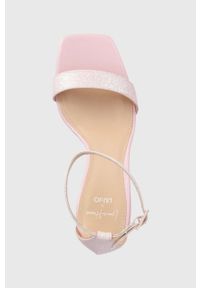 Liu Jo sandały Camelia Leonie Hanne kolor różowy. Zapięcie: klamry. Kolor: różowy. Obcas: na obcasie. Wysokość obcasa: średni #2