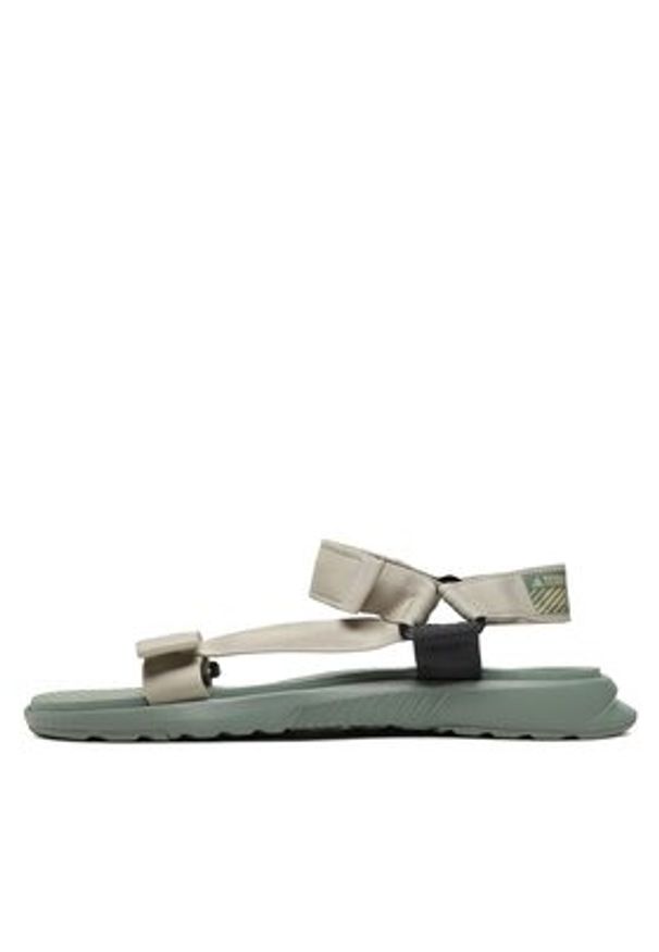 Adidas - adidas Sandały Terrex Hydroterra Light Sandals ID4274 Zielony. Kolor: zielony. Materiał: materiał