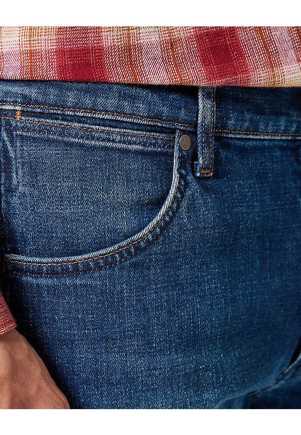 Wrangler - WRANGLER MĘSKIE SPODNIE JEANSOWE LARSTON AZURE FADE 112358058 W18S017435