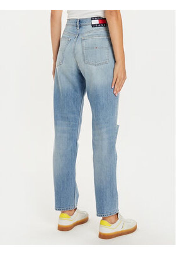 Tommy Jeans Jeansy DW0DW19934 Niebieski Straight Fit. Kolor: niebieski