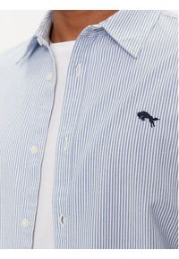 Wrangler Koszula 112350486 Niebieski Regular Fit. Kolor: niebieski. Materiał: bawełna