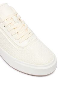 Calvin Klein Sneakersy Basket Cup Oxf Lup Hf HM0HM02132 Kremowy. Kolor: kremowy. Materiał: skóra #3