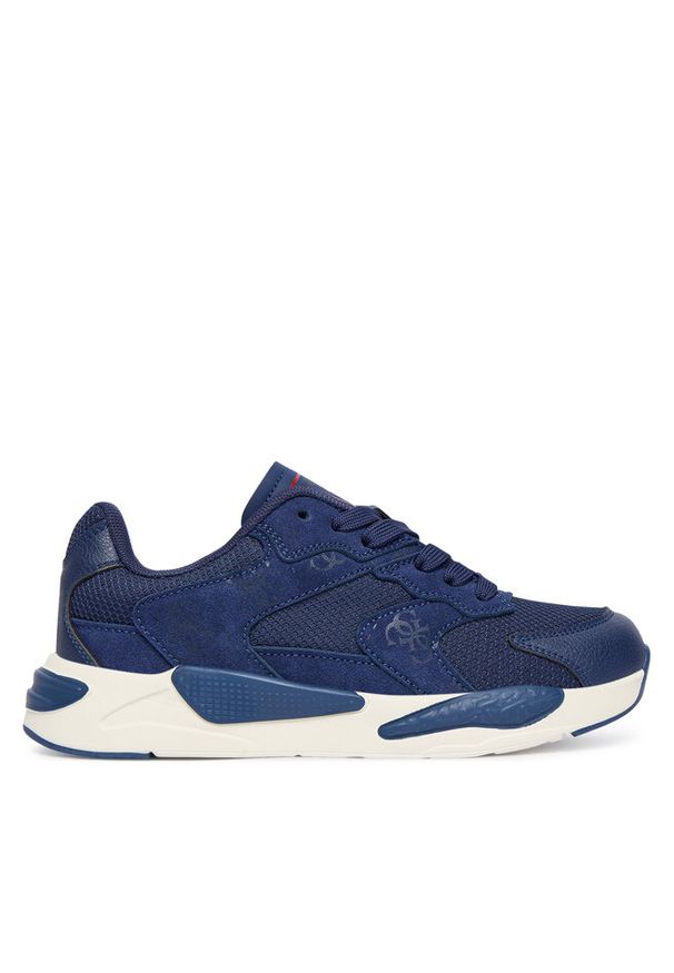 Sneakersy Guess. Kolor: niebieski