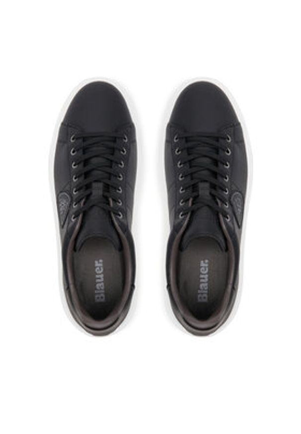 Blauer Sneakersy S5BUCK01/LEA Czarny. Kolor: czarny. Materiał: skóra