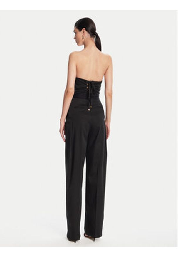 Elisabetta Franchi Kombinezon TU05152E2 110 Czarny Regular Fit. Kolor: czarny. Materiał: syntetyk