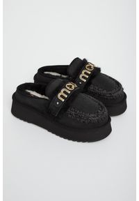Mou - Klapki damskie skórzane mule MOU. Materiał: skóra #1