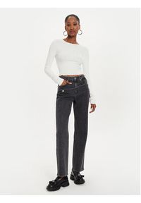 Karl Lagerfeld Jeans Jeansy 245J1112 Szary Straight Fit. Kolor: szary