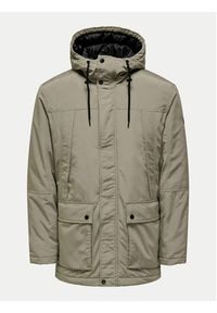 Only & Sons Parka Jayden 22022654 Beżowy Regular Fit. Kolor: beżowy. Materiał: syntetyk