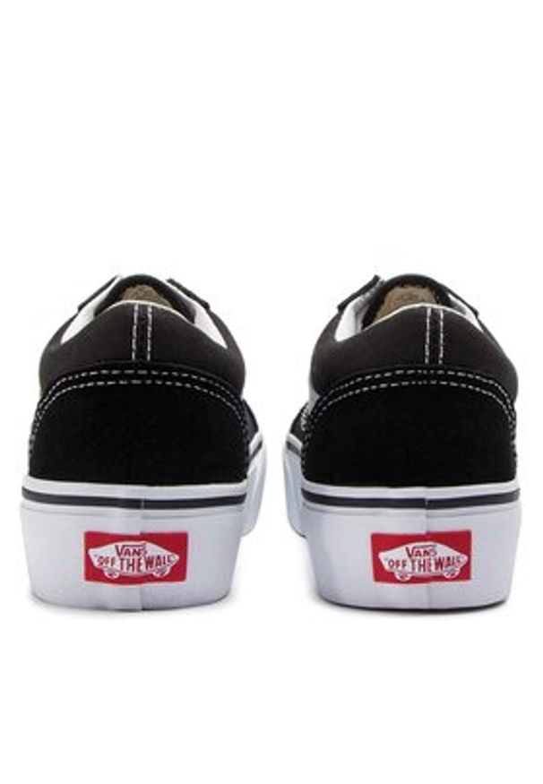 Vans Tenisówki Old Skool Platfor VN0A3TL36BT1 Czarny. Kolor: czarny. Materiał: skóra, zamsz