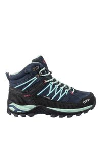 Buty trekkingowe damskie CMP RIGEL MID. Zapięcie: sznurówki. Kolor: niebieski. Materiał: materiał, syntetyk. Szerokość cholewki: normalna