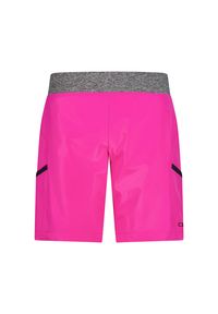 Bermudy damskie turystyczne CMP 31T7706. Kolor: różowy. Sport: turystyka piesza #1