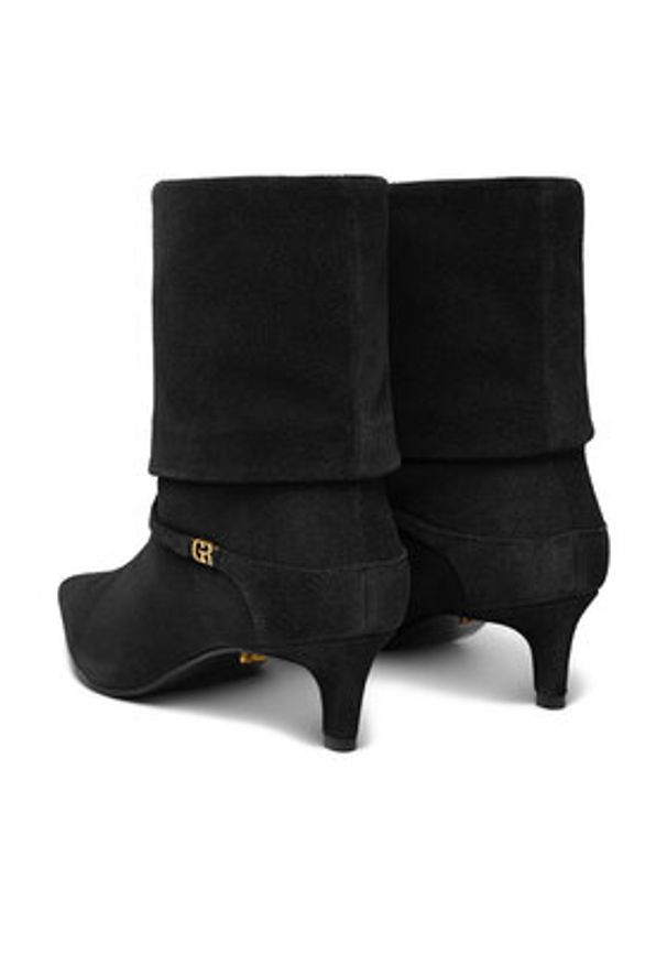 Gino Rossi Botki EO-DIUNA-120056 Czarny. Kolor: czarny. Materiał: skóra, zamsz