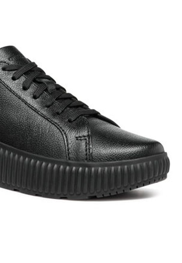 Geox Sneakersy D Graisy D46XFA 00046 C9999 Czarny. Kolor: czarny. Materiał: skóra