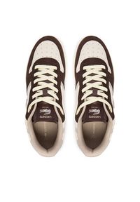 Lacoste Sneakersy T-Clip Set 51SMA0100 Brązowy. Kolor: brązowy. Materiał: skóra #5