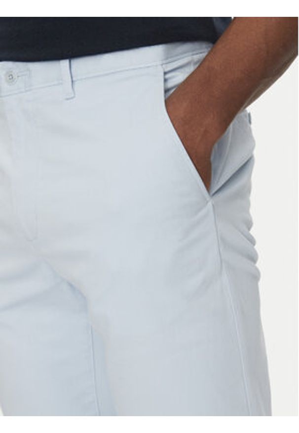 TOMMY HILFIGER - Tommy Hilfiger Chinosy Deton MW0MW37873 Błękitny Slim Fit. Kolor: niebieski. Materiał: bawełna