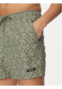 Calvin Klein Swimwear Szorty kąpielowe KM0KM01120 Zielony Regular Fit. Kolor: zielony. Materiał: syntetyk #3