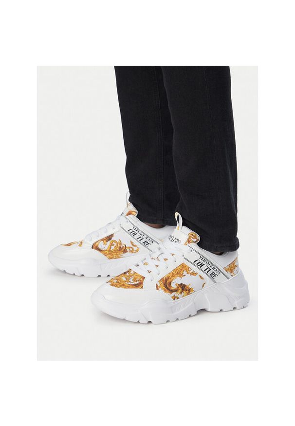 Sneakersy Versace Jeans Couture. Wzór: kolorowy