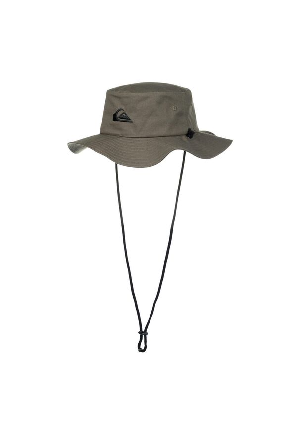Quiksilver - Kapelusz typu boonie safari dla Mężczyzn BUSHMASTER Brązowy. Kolor: czarny. Materiał: materiał, bawełna. Wzór: haft