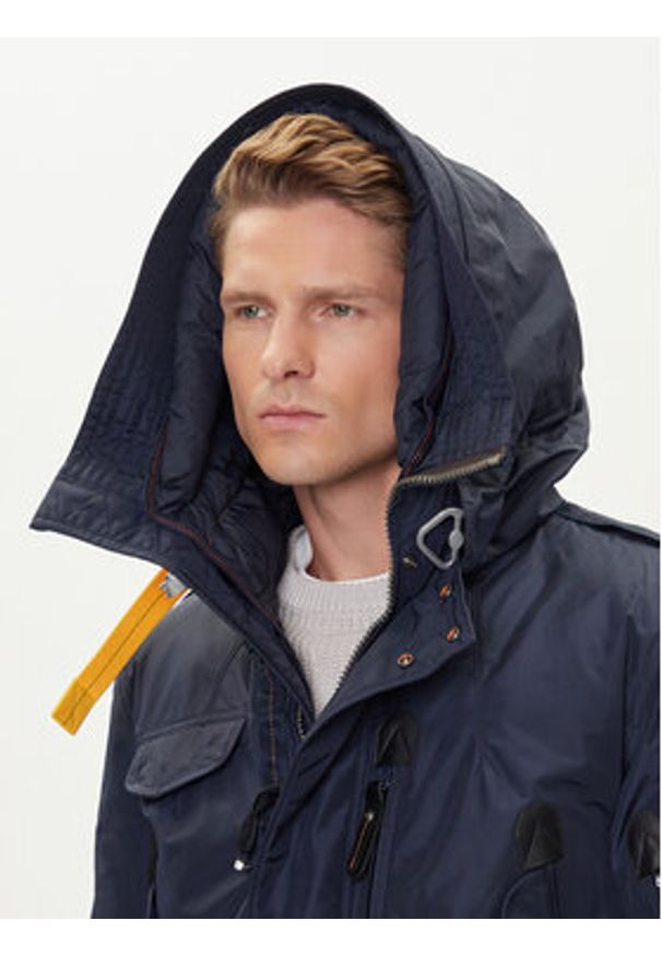 Parajumpers Kurtka puchowa Right Hand 25WMPMJKMA03 Granatowy Regular Fit. Kolor: niebieski. Materiał: syntetyk