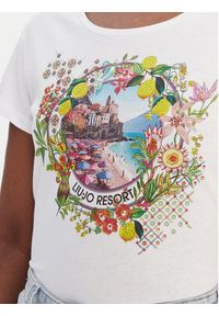 Liu Jo T-Shirt WA6476 JS923 Biały Regular Fit. Kolor: biały. Materiał: bawełna #4
