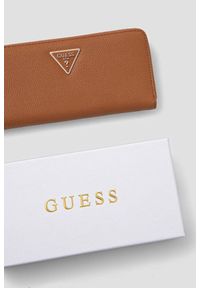 Guess - GUESS Brązowy portfel damski Laurel Slg. Kolor: brązowy. Materiał: skóra ekologiczna #4
