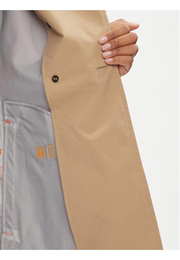 Save The Duck Trencz D43090W GRIN18 Beżowy Regular Fit. Kolor: beżowy. Materiał: syntetyk