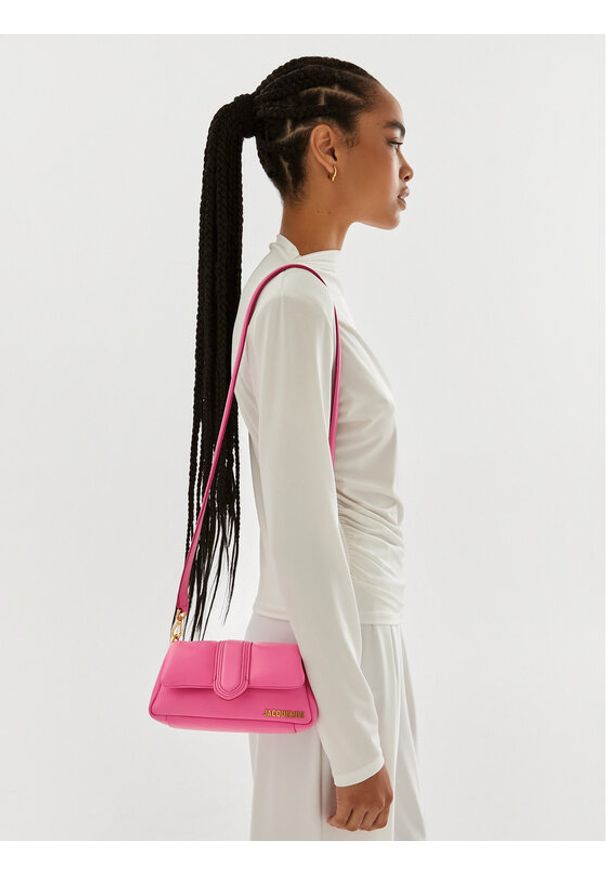 JACQUEMUS Torebka Le Petit Bambimou 233BA335-3073 Różowy. Kolor: różowy. Materiał: skórzane