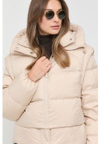 Miss Sixty kurtka puchowa damska kolor beżowy zimowa. Okazja: na co dzień. Kolor: beżowy. Materiał: puch. Sezon: zima. Styl: casual #4