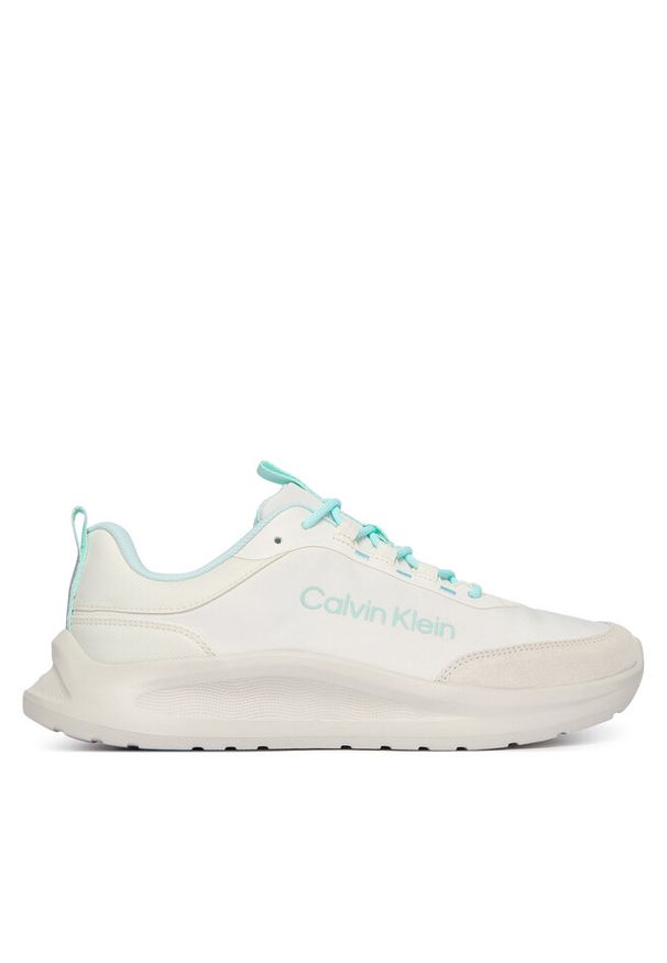 Sneakersy Calvin Klein. Kolor: biały. Sport: bieganie