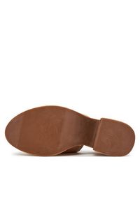 DeeZee Klapki E8341-1 Beżowy. Kolor: beżowy. Materiał: materiał