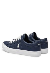 Polo Ralph Lauren Sneakersy RL00564410 J Granatowy. Kolor: niebieski. Materiał: skóra #6