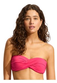 Seafolly Góra od bikini S. Collective 33261-942 Różowy. Kolor: różowy. Materiał: syntetyk