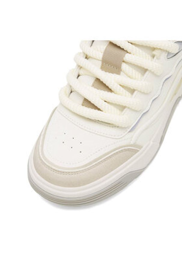Sprandi Sneakersy A23N0043C-2 Écru. Materiał: skóra