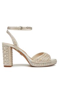 Aldo Sandały Alluring 13918881 Biały. Kolor: biały. Materiał: skóra